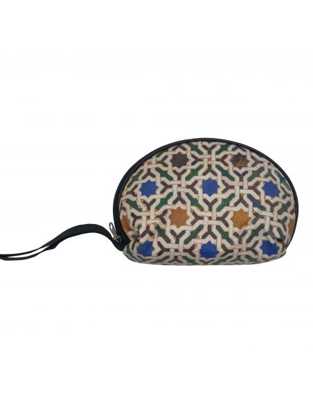 Small faux leather accessory bag Mosaic Design