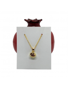 Golden Pomegranate Pendant