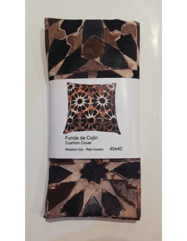 Funda de cojín - Mosaico Rojo