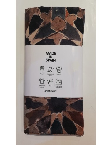 Funda de cojín - Mosaico Rojo