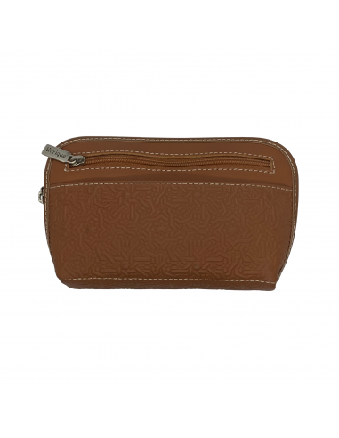 Large leather embossed purse