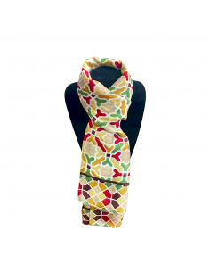 Pashmina Seda Mosaico