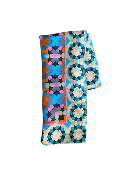 Pashmina Seda Mosaico