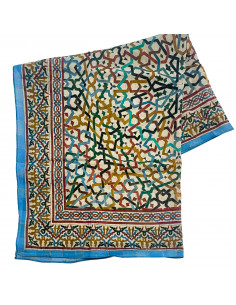 Cotton Neckerchief Mosaic Design