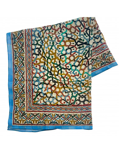 Cotton Neckerchief Mosaic Design