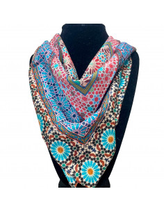 Cotton Neckerchief Mosaic Design 2