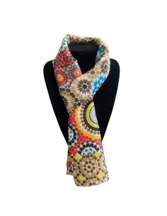 Pashmina Seda Mosaico