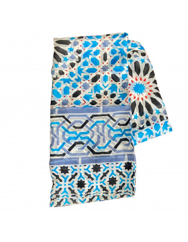 Pashmina Seda Mosaico