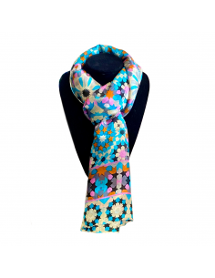 Pashmina Seda Mosaico