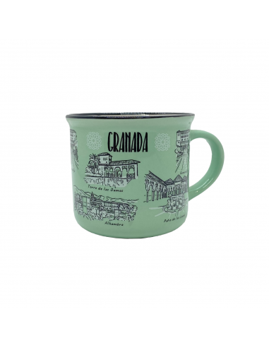 Large ceramic mug - Monuments of...