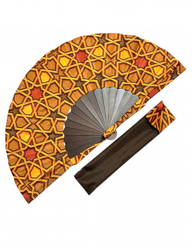 Silk fan and cover set - Alhambra...