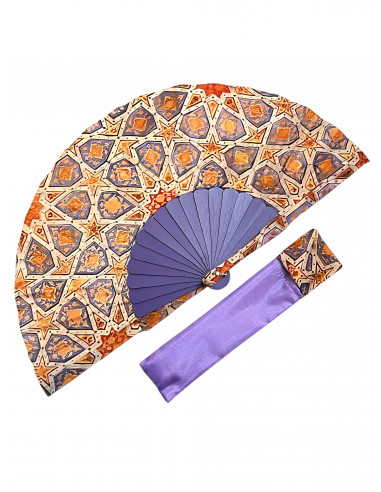Silk fan and cover set - Alhambra...