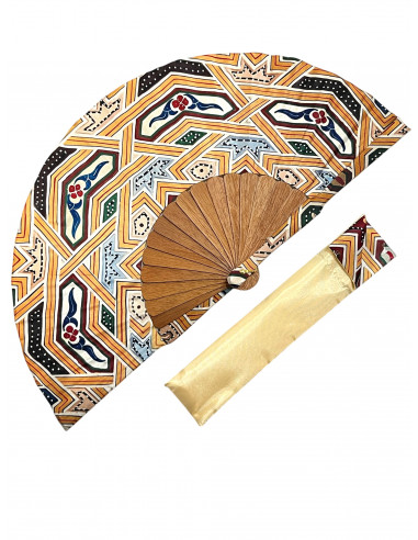 Silk fan and cover set - Alhambra...