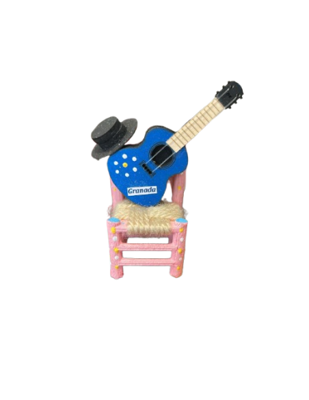 IMANES SILLA - SOMBRERO - GUITARRA
