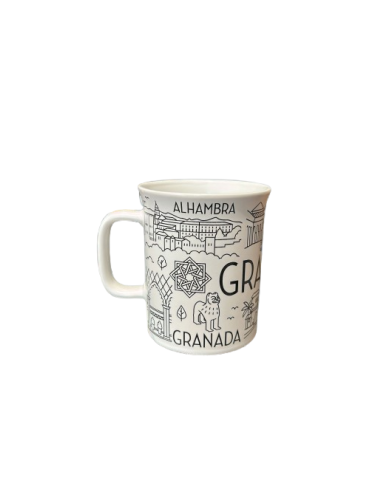 MUG GRANADA LINEART 370ML