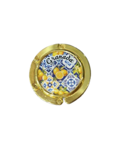 CUELGABOLSOS DORADOS LIMONES Y NARANJAS