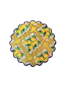 POSAVASO LIMON AZULEJO 3D GOLD