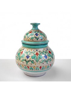 Al-Yarrar Ceramic candy jar (large) with Andalusí design 2