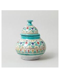 Al-Yarrar Ceramic candy jar (medium) with Andalusí design