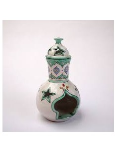 Al-Yarrar Ceramic aromatiser bottle with Andalusí design