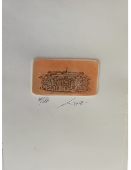 Lámina grabado - Rincones de Granada