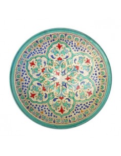 Al-Yarrar Ceramic plate with Andalusí design - 23cm