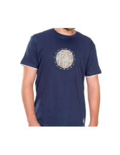 Camiseta Hombre Azul Yeserias