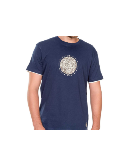 Camiseta Hombre Azul Yeserias