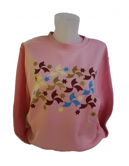 Sudadera pajaritas sin capucha