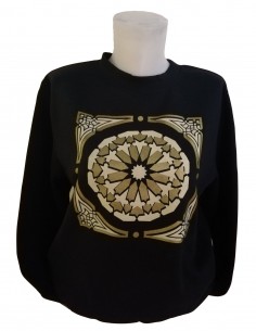 Sudadera estrella dorada sin capucha