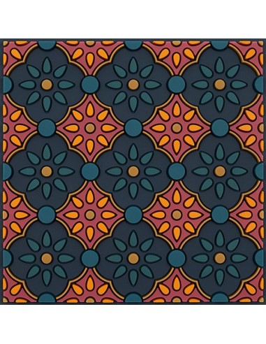 Silicone Coaster - Zahra Orange...