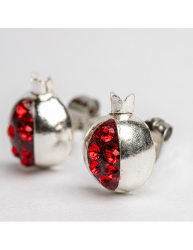 Large Granada design stud earrings -...