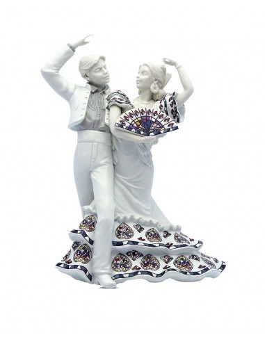 Flamenco dancing pair - White with...
