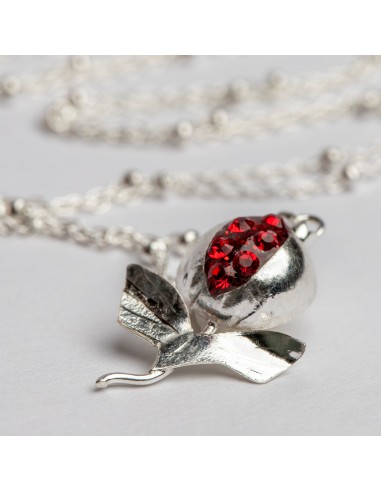 Large silver necklace with Granada...