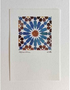 Postal Mosaico Alhambra