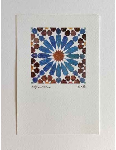 Postal Mosaico Alhambra