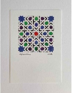 Postal Mosaico Alhambra