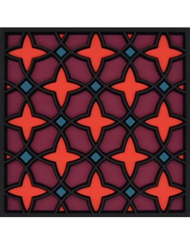 Silicone Coaster - Najma Pop design -...