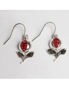 Large Granada design dangle earrings - The Maria Soto...