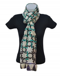 Pashmina seda granada mini 2