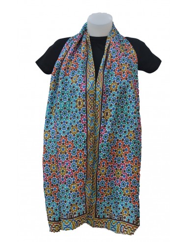 Mini silk pashmina with Granada...