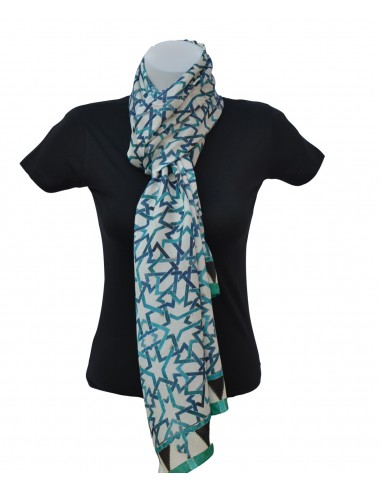 Mini silk pashmina with Granada...