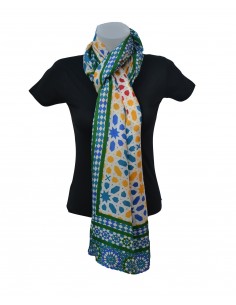 Pashmina seda granada mini 2