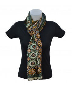 Pashmina seda granada mini 2