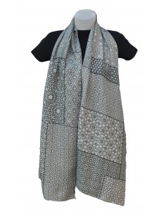 Pashmina seda granada mini
