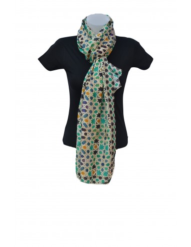 Pashmina seda granada mini