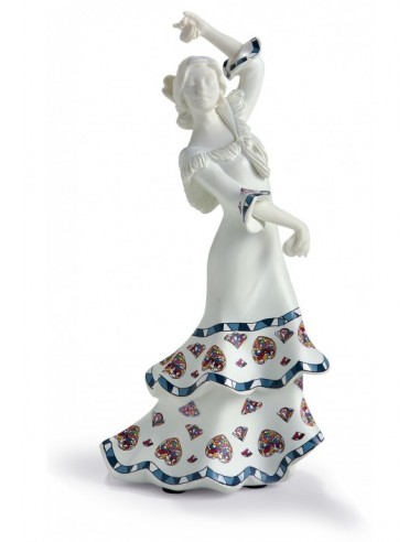 Spanish Grace figurine with decal -...