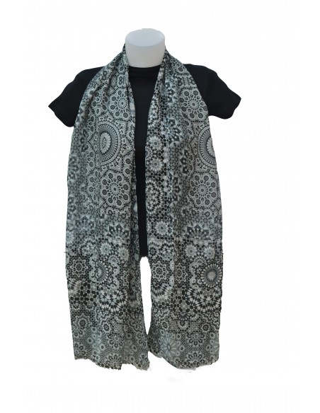 Pashmina cotton-modal- Mosaicos Alhambra