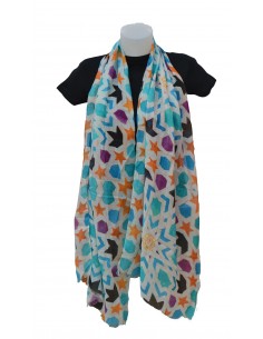 Pashmina cotton-modal- Mosaicos Alhambra