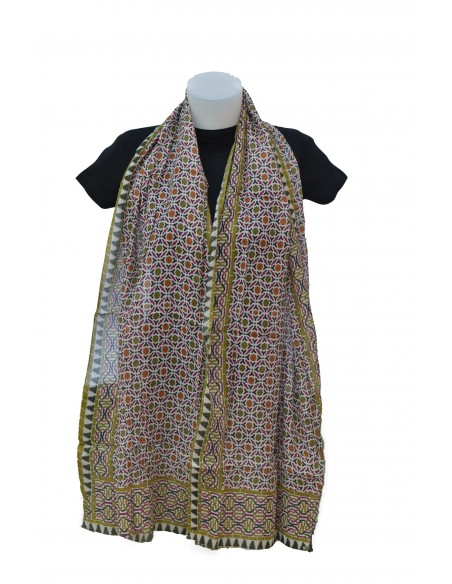 Pashmina cotton-modal- Mosaicos Alhambra